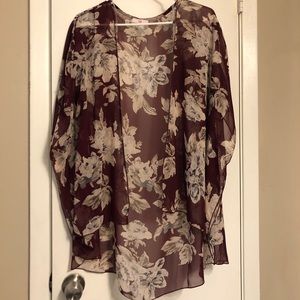 Floral Q Kimono Size S
